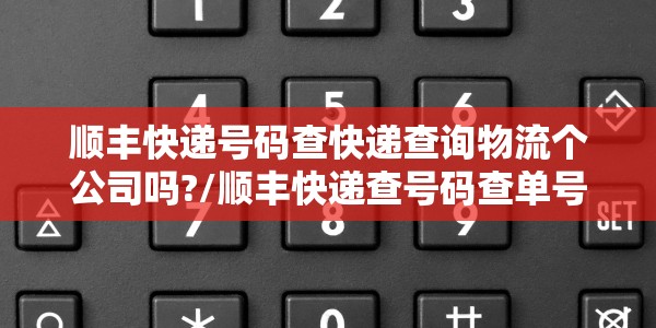 顺丰快递号码查快递查询物流个公司吗?/顺丰快递查号码查单号吗