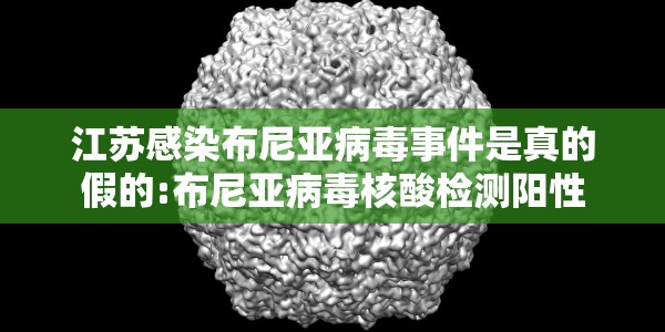 江苏感染布尼亚病毒事件是真的假的:布尼亚病毒核酸检测阳性