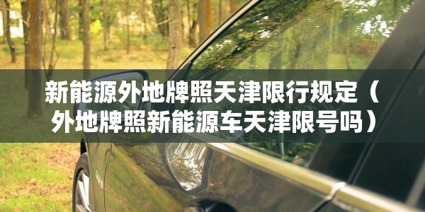 新能源外地牌照天津限行规定（外地牌照新能源车天津限号吗）