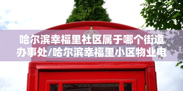 哈尔滨幸福里社区属于哪个街道办事处/哈尔滨幸福里小区物业电话