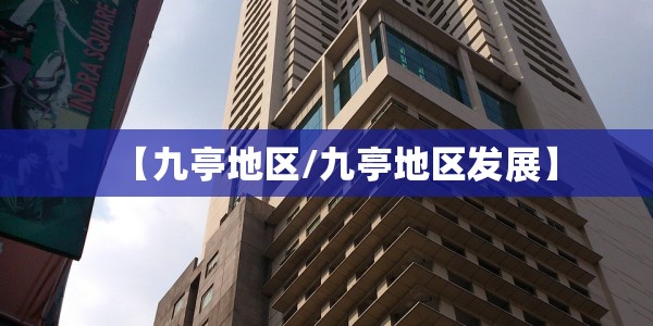 【九亭地区/九亭地区发展】