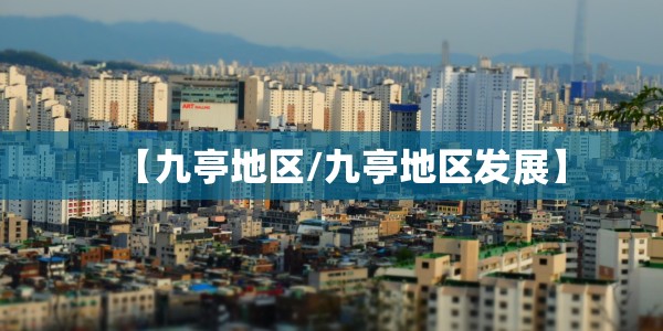 【九亭地区/九亭地区发展】