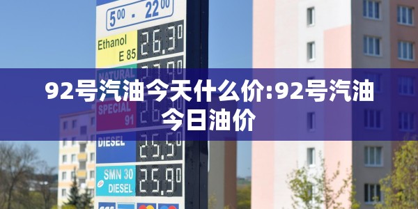 92号汽油今天什么价:92号汽油今日油价